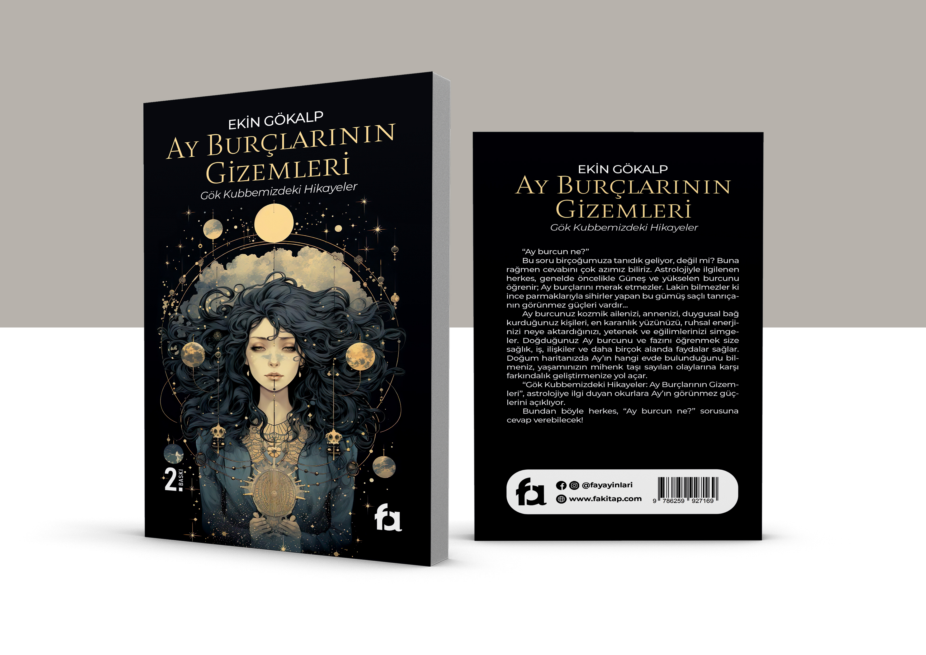 Ay Burçlarının Gizemleri | Kitap Kapak Tasarımı
