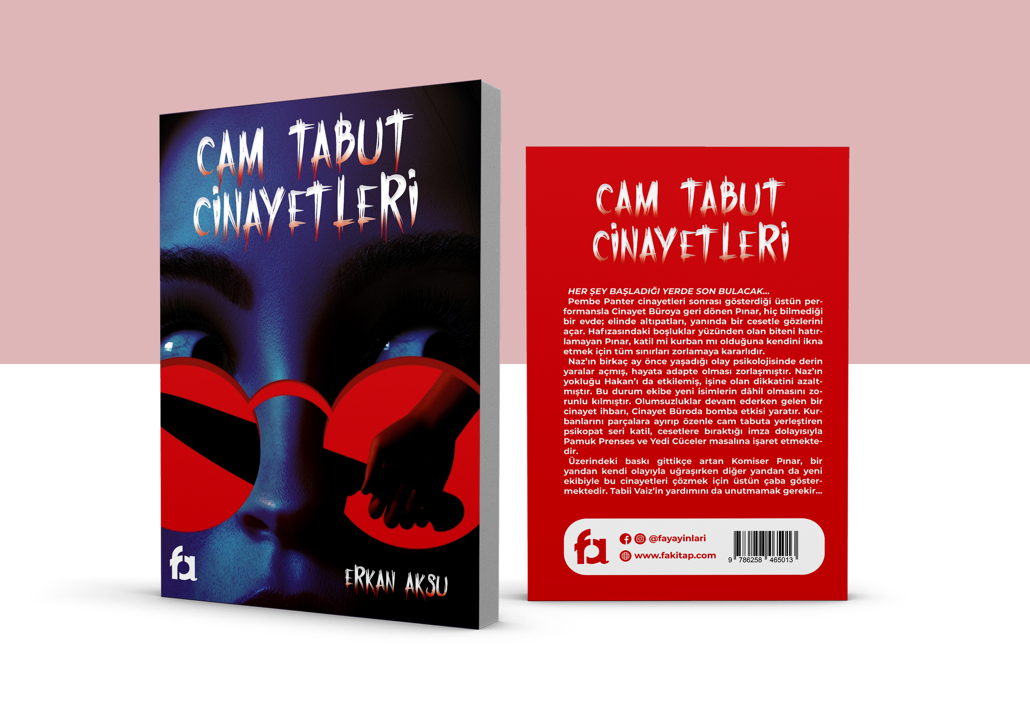 Cam Tabut Cinayetleri | Kitap Kapak Tasarımı