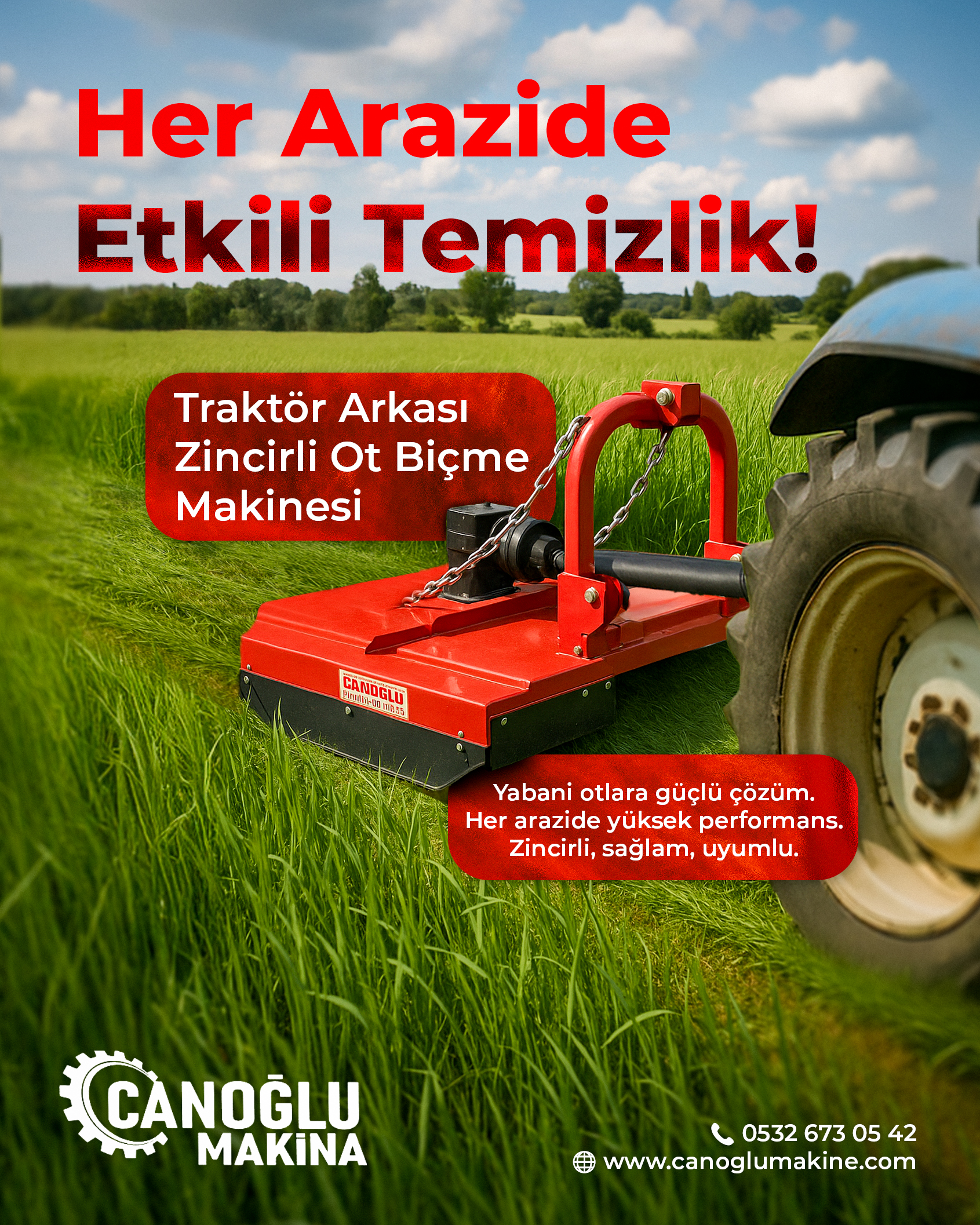 Sosyal Medya Tasarımı | Tarım Makineleri Reklam Görselleri