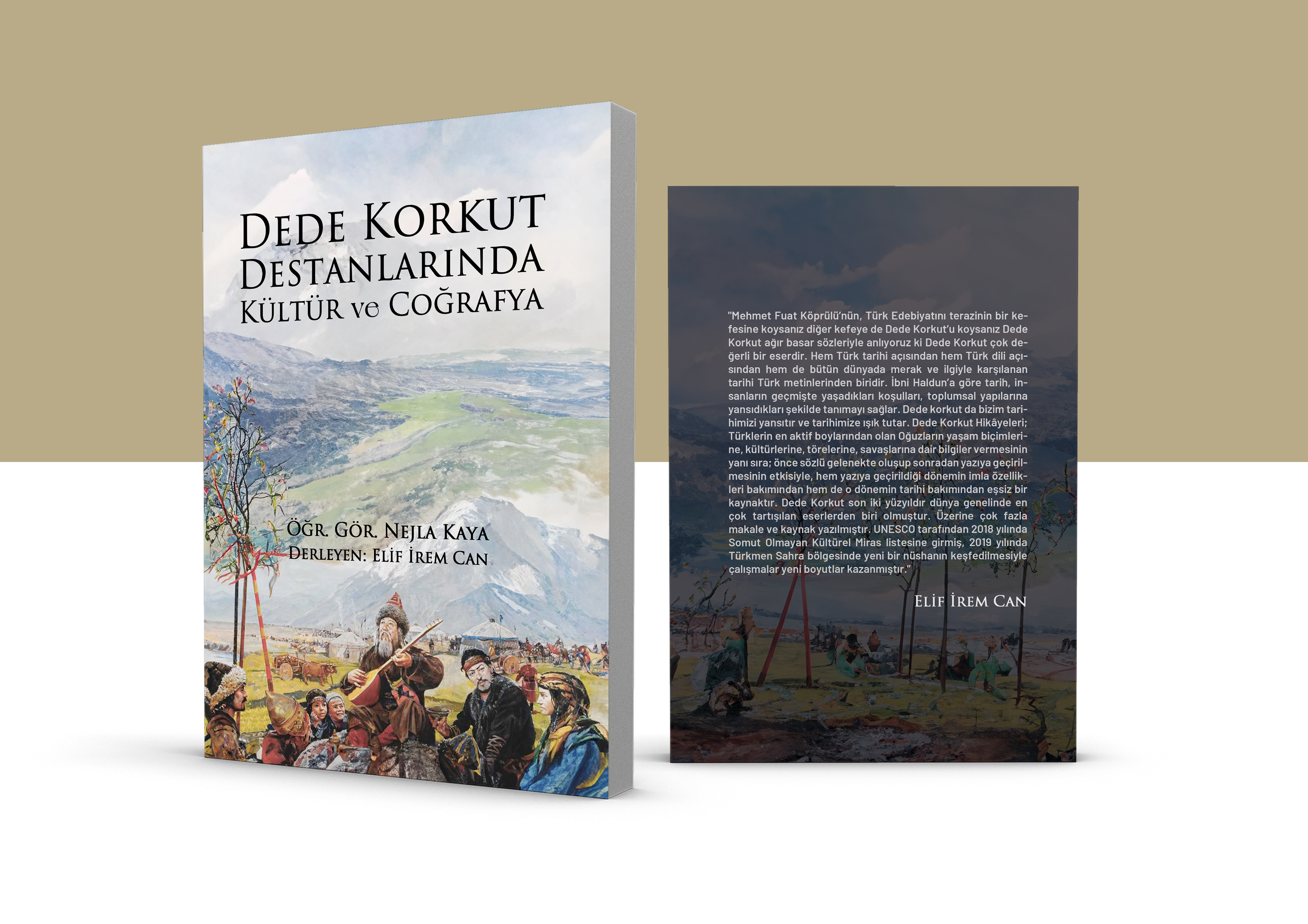 Dede Korkut Destanlarında Kültür ve Coğrafya | Kitap Kapak Tasarımı