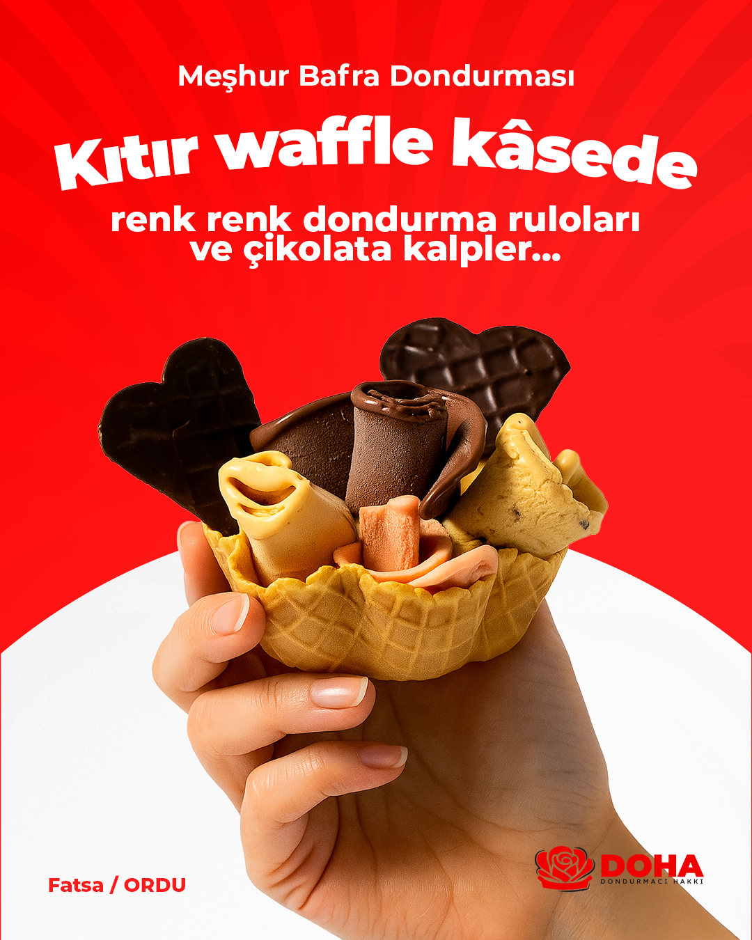 Sosyal Medya Tasarımı | Dondurma Markası Reklam Görselleri — görsel 2