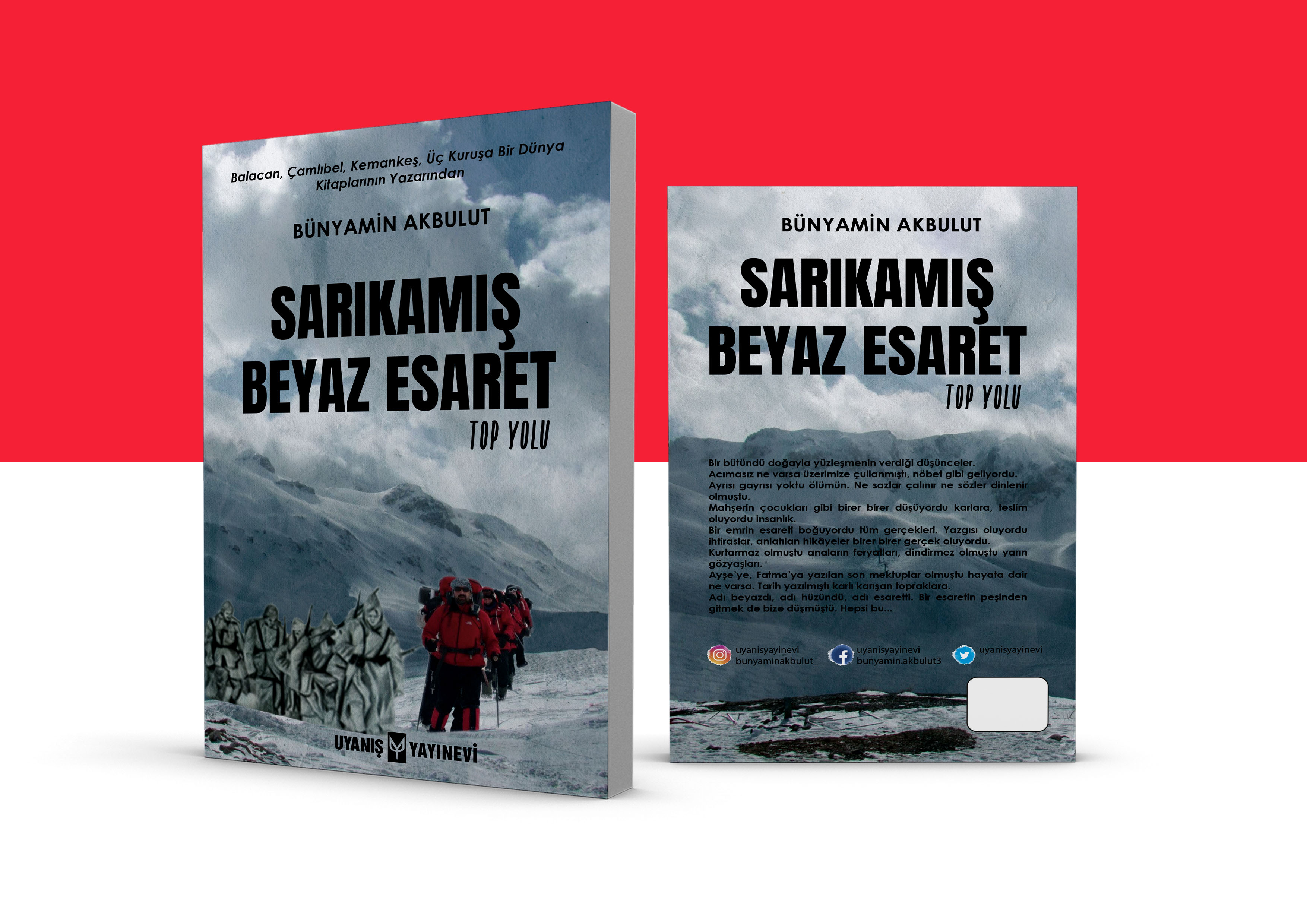 Sarıkamış Beyaz Esaret | Kitap Kapak Tasarımı