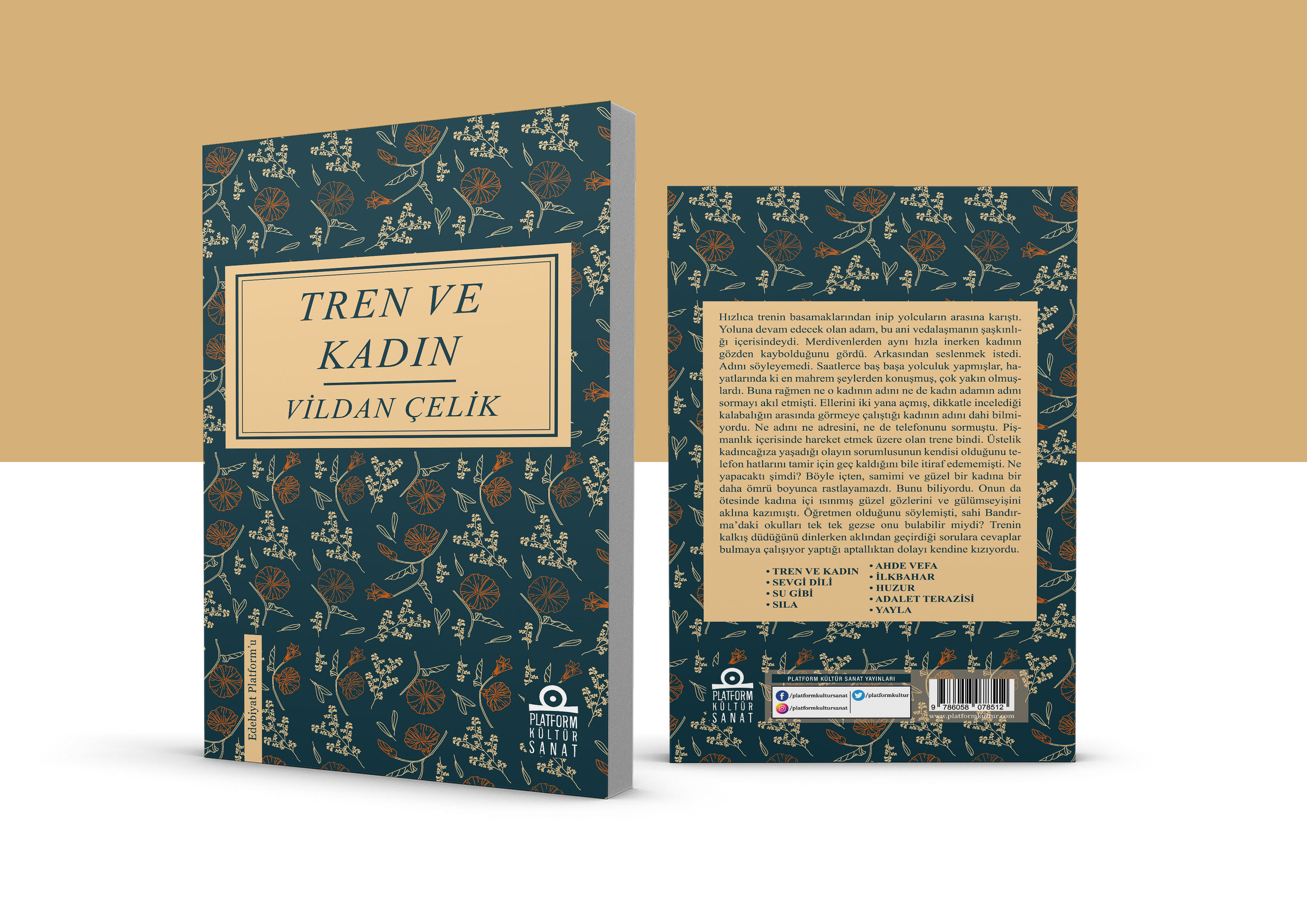 Tren ve Kadın | Kitap Kapak Tasarımı